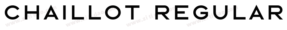 Chaillot Regular字体转换